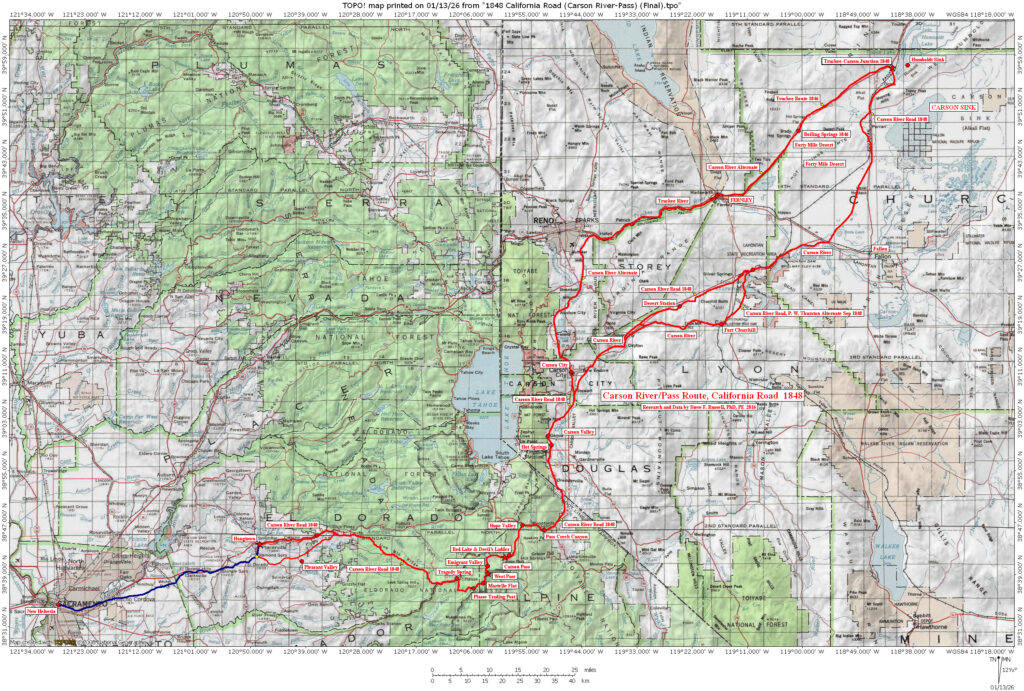 1848 Carson River Road Map
